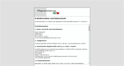 Desktop Screenshot of pflegeversicherung-nrw.de