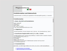 Tablet Screenshot of pflegeversicherung-nrw.de